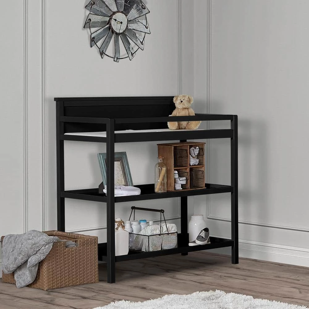 Jax Black Universal Changing Table by Dream On Me 3 Jax Black Universal Changing Table by Dream On Me - Image 3