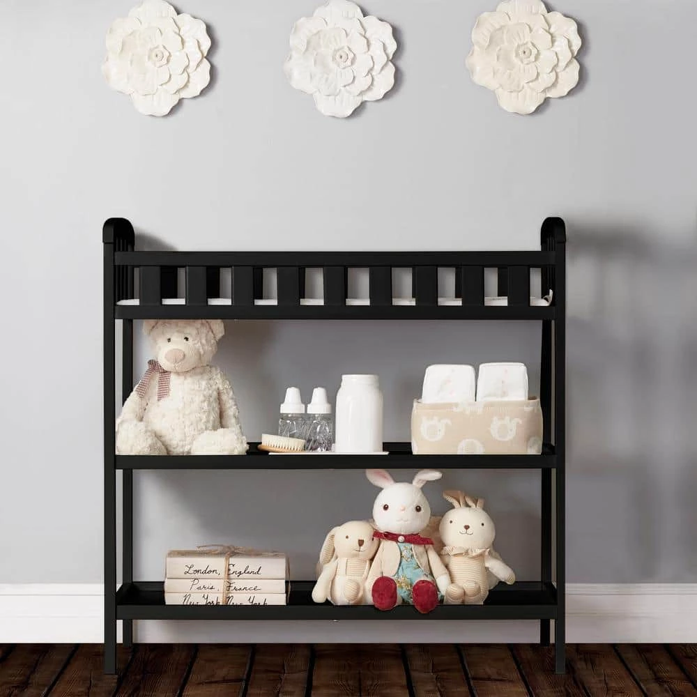 Emily Black Changing Table by Dream On Me 4 Emily Black Changing Table by Dream On Me - Image 4