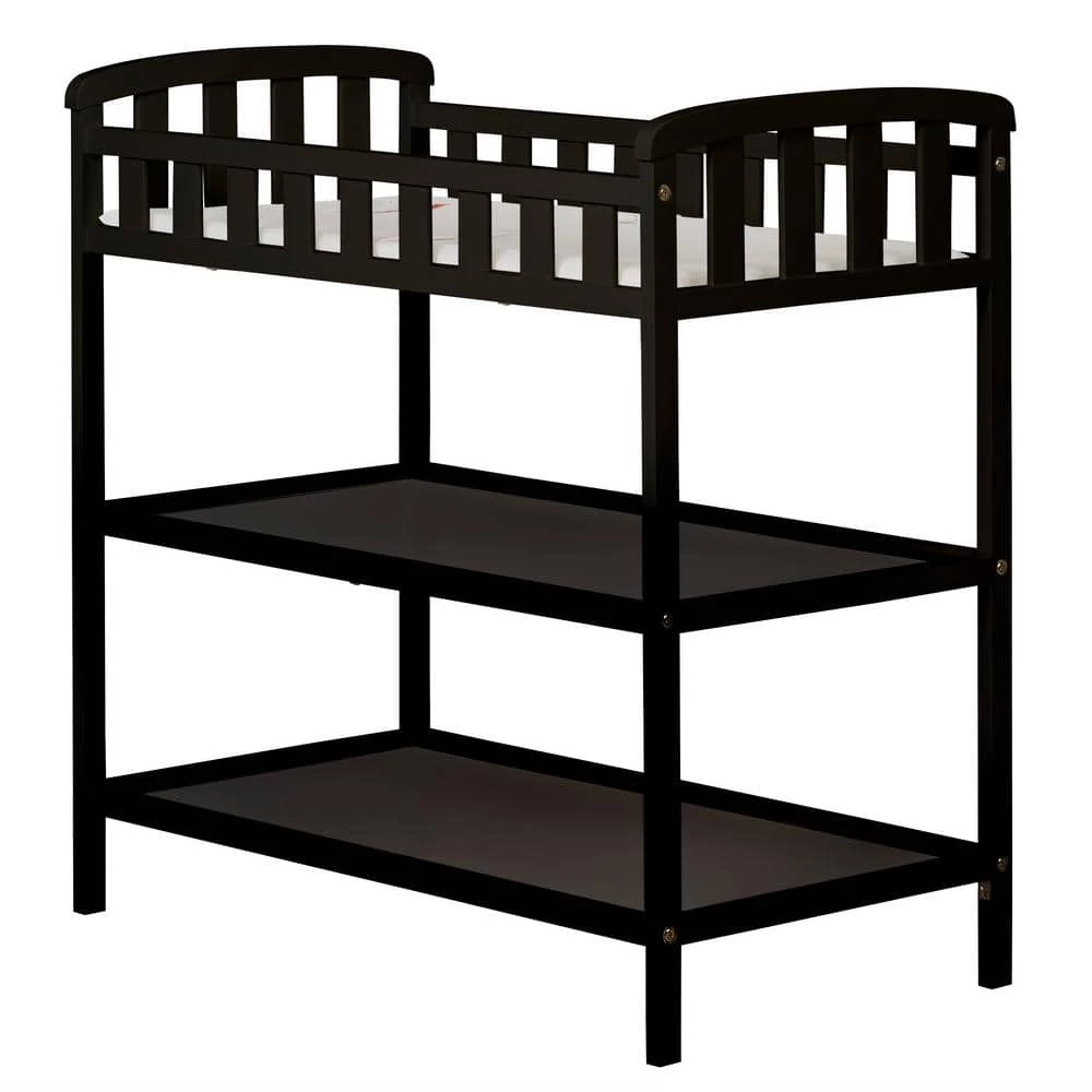 Emily Black Changing Table by Dream On Me 2 Emily Black Changing Table by Dream On Me - Image 2