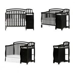 Casco 4-in-1 Black Mini Crib and Changing Table by Dream On Me 7 Casco 4-in-1 Black Mini Crib and Changing Table by Dream On Me -Shabby Chic Shop black dream on me cribs 630 k c3 1000
