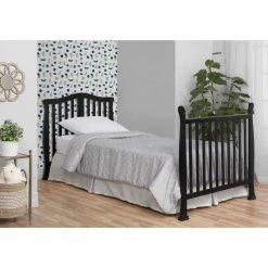 Naples 4-in-1 Black Convertible Mini Crib by Dream On Me -Shabby Chic Shop black dream on me cribs 633 k 44 1000