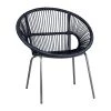 Louanne Black Rattan Occasional Chair by East At Main
