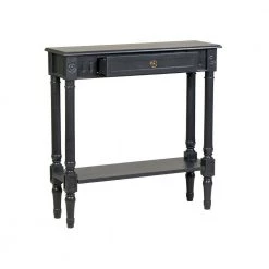 Marisol 44 in. Black Standard Rectangle Bayur Wood Console Table with Drawers by East At Main -Shabby Chic Shop black east at main console tables tt du 75010 bl 1f 1000
