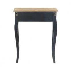 Dove 30 in. Black/Brown Rectangle Bayur Wood Console Table with Bayur Wood by East At Main -Shabby Chic Shop black east at main console tables tt ur 75003 bl 76 1000