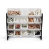 Jayden Black/White Super-Sized Toy Organizer with 16-Bins by Humble Crew
