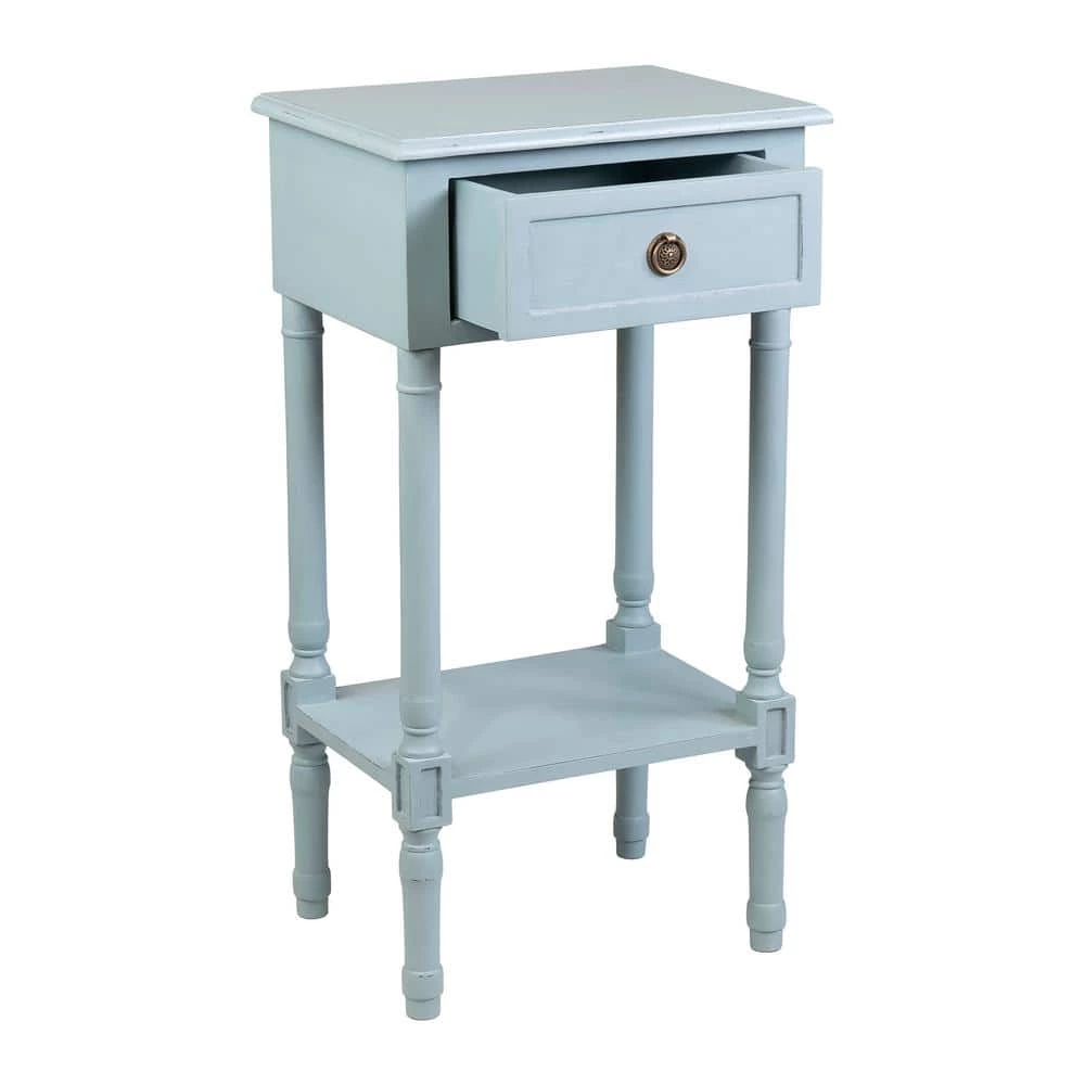 Lilith Light Blue Side Table by East At Main 5 Lilith Light Blue Side Table by East At Main - Image 5