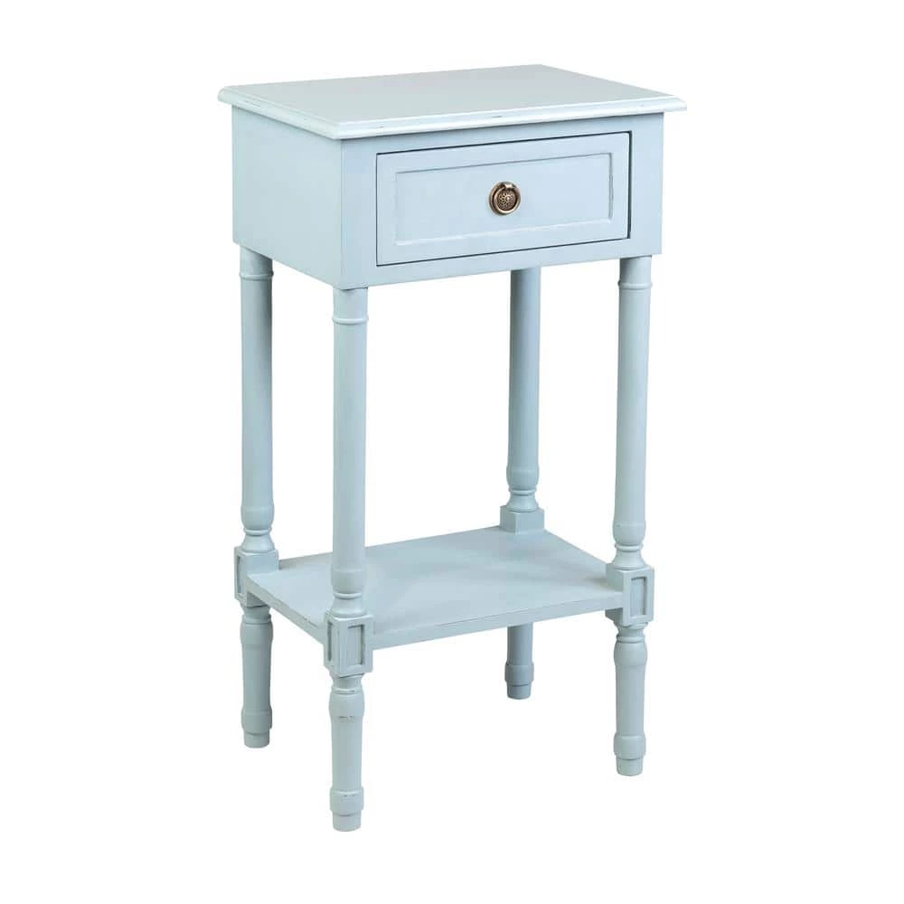 Lilith Light Blue Side Table by East At Main 1 Lilith Light Blue Side Table by East At Main