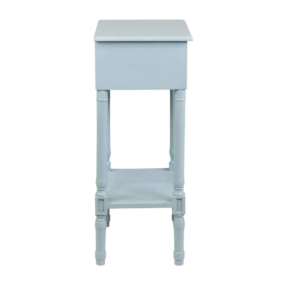 Lilith Light Blue Side Table by East At Main 2 Lilith Light Blue Side Table by East At Main - Image 2