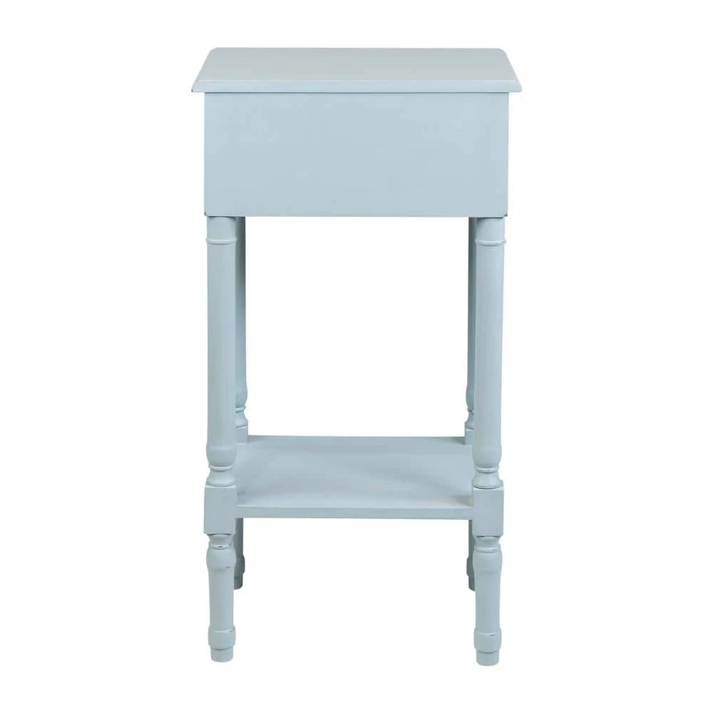 Lilith Light Blue Side Table by East At Main 6 Lilith Light Blue Side Table by East At Main - Image 6