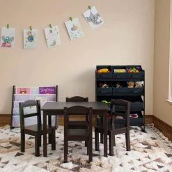 Henry Dark Pine and Navy Standard Fabric Bin Organizer 6 Small Bins and 2 Large Bins by Humble Crew 19 Henry Dark Pine and Navy Standard Fabric Bin Organizer 6 Small Bins and 2 Large Bins by Humble Crew -Shabby Chic Shop brown and navy humble crew kids storage cubes wo72261 31 1000