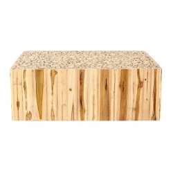 Rowan 43 in. Brown Large Rectangle Wood Coffee Table by East At Main -Shabby Chic Shop brown east at main coffee tables tt sy gr304 c3 1000