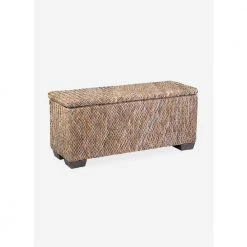 Natural Handwoven Rattan Bench (39 x 14 x 18) by East At Main -Shabby Chic Shop brown east at main dining benches tt sb 70381 c3 1000