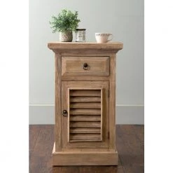 Tremont 29.5 in. Brown Rubberwood Accent Table by East At Main -Shabby Chic Shop brown east at main end side tables tt df pr308 31 1000