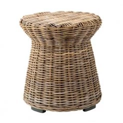 Akiman Natural Rattan Accent Table by East At Main