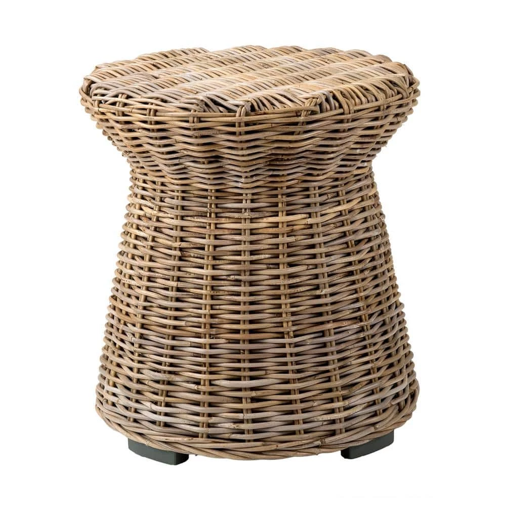 Akiman Natural Rattan Accent Table by East At Main 1 Akiman Natural Rattan Accent Table by East At Main