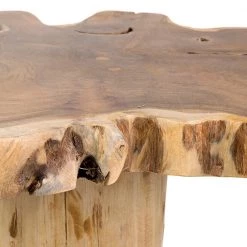 Grafton 21 in. Natural Teak Accent Table by East At Main -Shabby Chic Shop brown east at main end side tables tt ntr 302 1f 1000