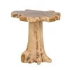 Grafton 21 in. Natural Teak Accent Table by East At Main