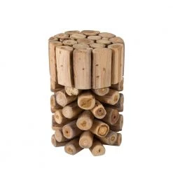 Hansell Natural Teak Accent Table by East At Main