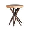 Merrill 22 in. Brown Teak Accent Table by East At Main