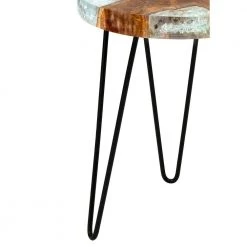 Menlo 19 in. Brown Teak Accent Table by East At Main -Shabby Chic Shop brown east at main end side tables tt uc fr514 c3 1000