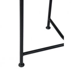 Rico 19 in. Brown Wash Teak/Iron Accent Table by East At Main -Shabby Chic Shop brown east at main end side tables tt ut rv509 s 4f 1000