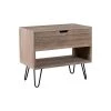 Ocilla 24 in. Brown Mindi Wood Accent Table by East At Main