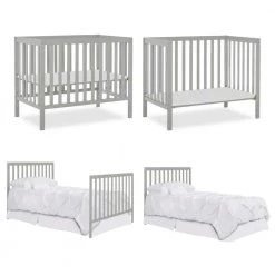 Edgewood 4-in-1 Cool Grey Convertible Mini Crib by Dream On Me 9 Edgewood 4-in-1 Cool Grey Convertible Mini Crib by Dream On Me -Shabby Chic Shop cool grey dream on me cribs 634 cg c3 1000