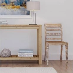 Alexandra Natural Mindi Wood Dining Chair (Set of 2) by East At Main -Shabby Chic Shop distressed white east at main dining chairs tt sd 69852 31 1000