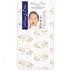 Sweet Dreams 6, 88 Coil Brown Spring Crib and Toddler Bed Mattress by Dream On Me