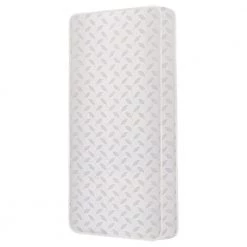 2-in-1 Breathable 132-Premium Coil Inner Spring Standard Crib And Toddler Mattress by Dream On Me