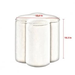 Journei Fuchsia Ottoman Upholstered Velvet 17.5 L x 17.5 W x 18.5 H by Shabby Chic -Shabby Chic Shop fuchsia shabby chic ottomans sso238 02fc hd 1d 1000