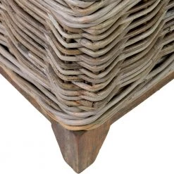 Kai 47 in. Gray Large Rectangle Wicker Coffee Table with Lift Top by East At Main -Shabby Chic Shop gray east at main coffee tables tt ct 70542 76 1000