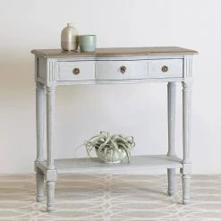 Gracelynn 32 in. Light Gray Standard Rectangle Bayur Wood Console Table with Drawers by East At Main 11 Gracelynn 32 in. Light Gray Standard Rectangle Bayur Wood Console Table with Drawers by East At Main -Shabby Chic Shop gray east at main console tables tt jo 75014 lg c3 1000