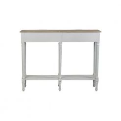 Julieth 32 in. Gray Standard Rectangle Bayur Wood Console Table with Drawers by East At Main -Shabby Chic Shop gray east at main console tables tt jo 75032 lg fa 1000