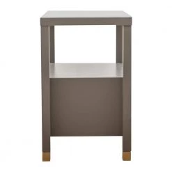 Hooper Gray 2 Drawer Accent Side Table Large by East At Main -Shabby Chic Shop gray east at main end side tables tt vc hp325 l grb 4f 1000