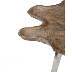 Adriana 32 in. Gray Medium Specialty Wood Coffee Table with Live Edge by East At Main -Shabby Chic Shop grey east at main coffee tables tt uc na305 gp c3 1000