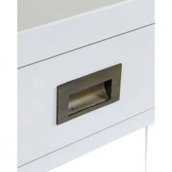 Lillian 48 in. Rectangular Grey 2 Drawer Computer Desk with Storage by East At Main -Shabby Chic Shop grey east at main computer desks tt cst 68103 dg 76 1000