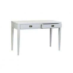 Lillian 48 in. Rectangular Grey 2 Drawer Computer Desk with Storage by East At Main -Shabby Chic Shop grey east at main computer desks tt cst 68103 dg 77 1000
