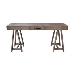 Gwen 29.5 in. Grey Mahogany Desk by East At Main