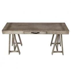Gwen 29.5 in. Grey Mahogany Desk by East At Main -Shabby Chic Shop grey east at main writing desks tt df sv329 c3 1000