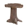 Grafton Grey Wash Teak Accent Table by East At Main
