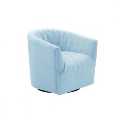 Arlene Light Blue Accent Chair Upholstered Velvet by Shabby Chic -Shabby Chic Shop light blue shabby chic accent chairs sac242 02lb hd 4f 1000
