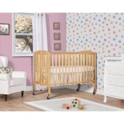 Natural Folding Full Size Crib by Dream On Me 11 Natural Folding Full Size Crib by Dream On Me -Shabby Chic Shop natural dream on me cribs 672 n 31 1000