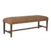 Baldwin Natural Abaca Rattan Bench, 18.5 in. x 18 in. x 55 in. by East At Main
