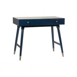 Lillian 36 in. Rectangular Navy 1 Drawer Computer Desk with Storage by East At Main