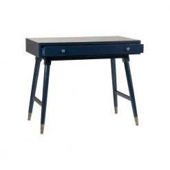 Lillian 36 in. Rectangular Navy 1 Drawer Computer Desk with Storage by East At Main -Shabby Chic Shop navy east at main computer desks tt cst 68103 nv 77 1000
