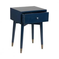 Tove Navy Acacia Accent Table by East At Main -Shabby Chic Shop navy east at main end side tables tt vc om311 ny 4f 1000