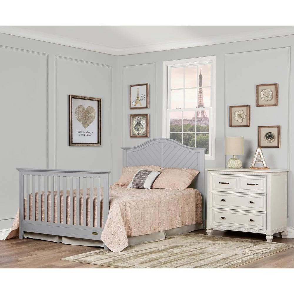 Ella Pebble Grey 5-in-1 Convertible Crib by Dream On Me 7 Ella Pebble Grey 5-in-1 Convertible Crib by Dream On Me - Image 7