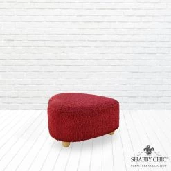 Yousif Red Ottoman Upholstered Sherpa 25.2 in. L x 25.2 in. W x 13.3 in. H by Shabby Chic 16 Yousif Red Ottoman Upholstered Sherpa 25.2 in. L x 25.2 in. W x 13.3 in. H by Shabby Chic -Shabby Chic Shop red shabby chic ottomans son297 26rd hd 1f 1000