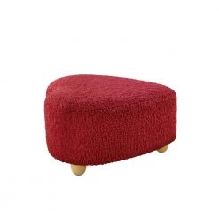 Yousif Red Ottoman Upholstered Sherpa 25.2 in. L x 25.2 in. W x 13.3 in. H by Shabby Chic 15 Yousif Red Ottoman Upholstered Sherpa 25.2 in. L x 25.2 in. W x 13.3 in. H by Shabby Chic -Shabby Chic Shop red shabby chic ottomans son297 26rd hd 4f 1000
